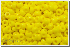 RR-11-0404, MIYUKI Rocailles, 11/0, yellow, op., 10g