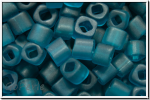 TC-03-0007bdf, TOHO Cubes, 3mm, teal, trans., matte, 10g