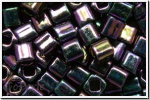 TC-03-0085, TOHO Cubes, 3mm, purple, met., iris., 10g