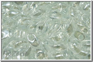 LMA-0160, MIYUKI Long Magatamas, 4x7mm, crystal, trans., luster, 80 Stk.