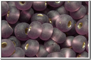 b�hm. Rocailles, 05/0, amethyst, trans., silver-ld., matte, 10g