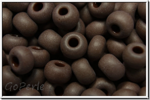b�hm. Rocailles, 06/0, brown, dk., op., matte, 10g