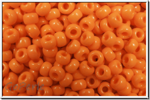 RR-11-0405, MIYUKI Rocailles, 11/0, orange, medium, op., 10g