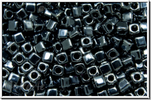 SBS-18-0451, MIYUKI Squares, 1,8mm, hematite, met., 5g