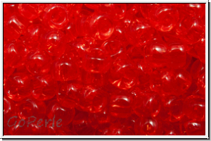 R-08-0005, TOHO Rocailles, 08/0, siam, lt., trans., 10g