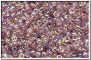 R-15-0166, TOHO Rocailles, 15/0, amethyst, lt., trans., AB, 5g