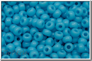 RR-08-0413, MIYUKI Rocailles, 08/0, aqua, op., 10g
