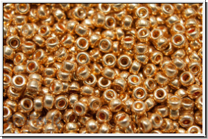RR-15-0182, MIYUKI Rocailles, 15/0, gold, galv., met., 5g