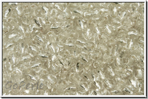 B�hm. Glasschliffperle, feuerpol., 3mm, crystal, trans., silver-ld., 50 Stk.