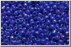 R-15-0408, TOHO Rocailles, 15/0, blue, navy, op., AB, 5g