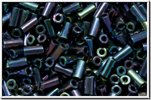 TBU-1-0082, TOHO Bugle 1", 3mm, nebula, met., 10g