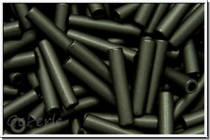 TBU-3-0049f, TOHO Bugle 3", 9mm, black, op., matte, 10g