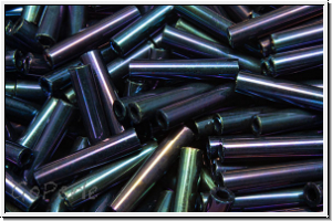 TBU-3-0082, TOHO Bugle 3", 9mm, nebula, met., 10g