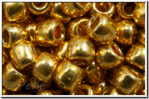 R-06-0557PF, TOHO Rocailles 6/0, gold, galv., met., perm.-finish, 10 g