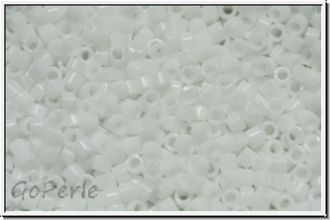 DB0200, MIYUKI Delica, 11/0, white, chalk, op., 5g