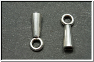 Endkappen "Egypt", 14x4mm, antiksilberfb., Tibetsilber, 2 Stk.