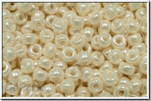 RR-08-0592, MIYUKI Rocailles, 08/0, ivory, ceylon, 10g