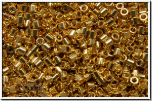 DBS0031, MIYUKI Delicas, 15/0, 24K gold plated, met., 1g (Kleinere Menge!)