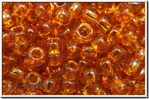 R-08-0002c, TOHO Rocailles, 08/0, topaz, dk., trans., 10g
