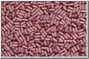 MBU-1-2034, MIYUKI Bugles, Nr. 1 (3mm), rose, antique, op., matte, 10 g