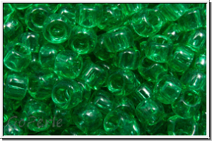 R-08-0072, TOHO Rocailles, 08/0, emerald, lt., trans., 10g