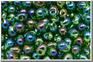 DP-0288, MIYUKI Tropfen, 3,4mm, olivine, trans., AB, 10g
