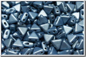 KHEOPS� PAR PUCA�, 6x5mm, blue, met., satin, 50 Stk.