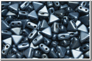 KHEOPS� PAR PUCA�, 6x5mm, blue, dk., met., satin, 50 Stk.
