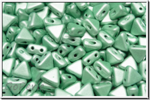 KHEOPS� PAR PUCA�, 6x5mm, green, met., satin, 50 Stk.