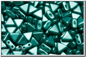 KHEOPS� PAR PUCA�, 6x5mm, white, alabaster, dk. green pastel, 50 Stk.