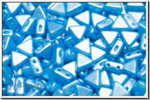KHEOPS� PAR PUCA�, 6x5mm, white, alabaster, turquoise pastel, 50 Stk.