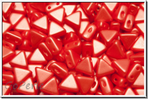 KHEOPS� PAR PUCA�, 6x5mm, white, alabaster, coral pastel, 50 Stk.