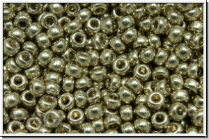 RR-11-4221, MIYUKI Rocailles, 11/0, pewter, lt., galv., duracoat, 5g