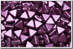 KHEOPS� PAR PUCA�, 6x5mm, white, alabaster, bordeaux pastel, 50 Stk.