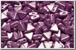 KHEOPS� PAR PUCA�, 6x5mm, white, alabaster, lila pastel, 50 Stk.
