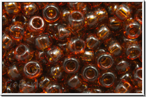 R-08-0941, TOHO Rocailles, 08/0, topaz, smoke, trans., 10g