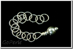 Verl�ngerungskettchen, 6cm, silberfb., 925er Silber, 1 Stk.