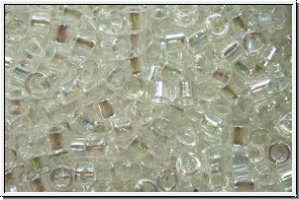 DBM0051, MIYUKI Delica, 10/0, crystal, trans., AB, 5g