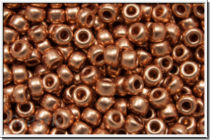 RR-08-0187, MIYUKI Rocailles, 08/0, copper, bright, met., plated, 5g (Kleinere Menge!)