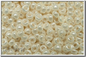 RR-11-0592, MIYUKI Rocailles, 11/0, ivory, ceylon, 10g