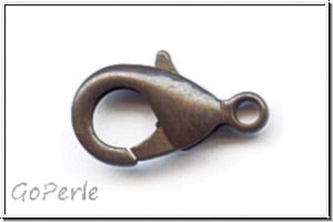 Karabiner "large" TRINITY BRASS, 15mm, antikmessingfb., Messing, 1 Stk.