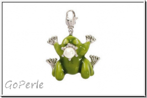 Rico Design Big Charms, "Frosch", gr�n, 1 Stk.