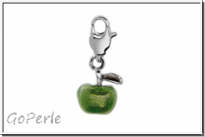 Rico Design Charm "Apfel", gr�n, 1 Stk.