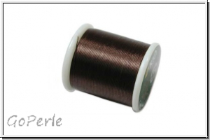 K.O. Beading Thread, F�delgarn, dark brown, 1 Spule