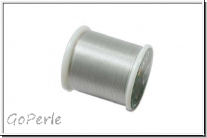 K.O. Beading Thread, F�delgarn, light grey, 1 Spule