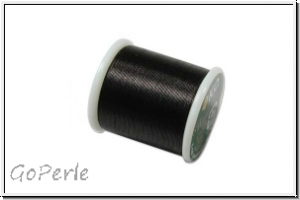 K.O. Beading Thread, F�delgarn, black, 1 Spule
