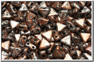 KHEOPS� PAR PUCA�, 6x5mm, black, op., copper, tweedy, 50 Stk.