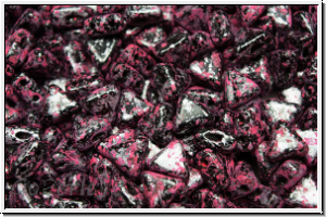 KHEOPS� PAR PUCA�, 6x5mm, black, op., pink, tweedy, 50 Stk.