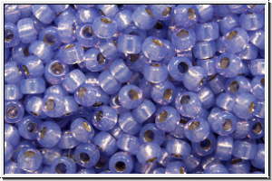 RR-11-0649, MIYUKI Rocailles, 11/0, violet (dyed), opal, silver-ld., 10g
