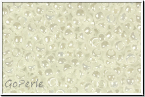 RR-11-0420, MIYUKI Rocailles, 11/0, white, ceylon, 10g